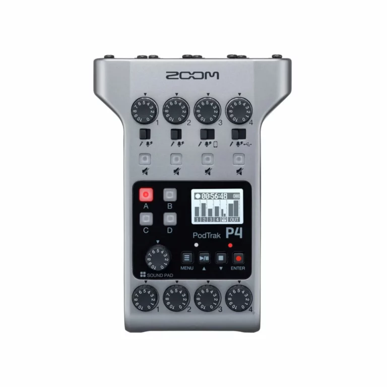 Zoom Podtrak P4 Portable Multitrack Podcast Recorder Online Buy India 01