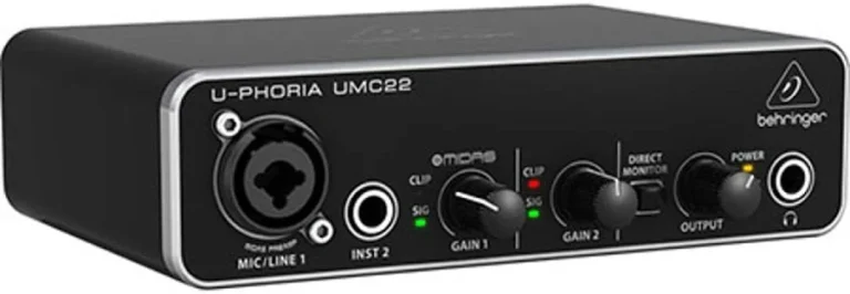 Behringer U-PHORIA UMC22 USB Audio Interface
