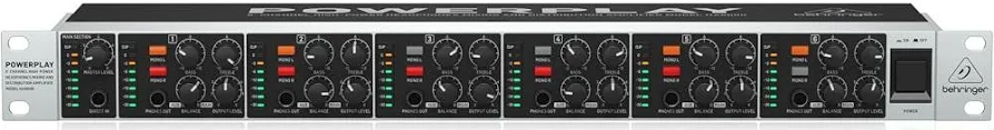 Behringer POWERPLAY HA6000 6-Channel Headphone Amplifier