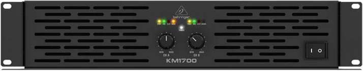 Behringer KM1700 Stereo Power Amplifier - Image 3