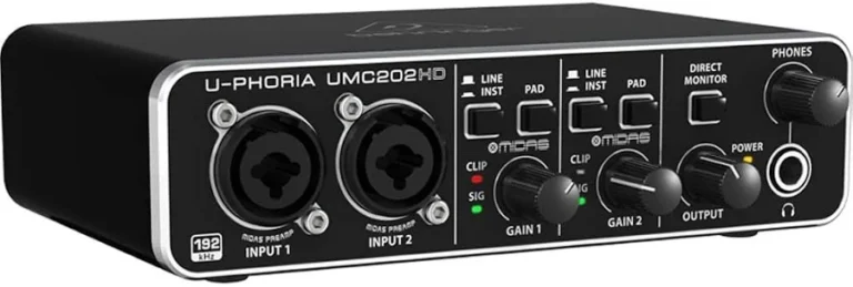 Behringer U-PHORIA UMC202HD USB Audio Interface