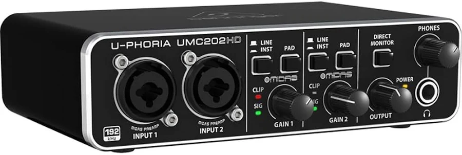 Behringer U-PHORIA UMC202HD USB Audio Interface - Image 2
