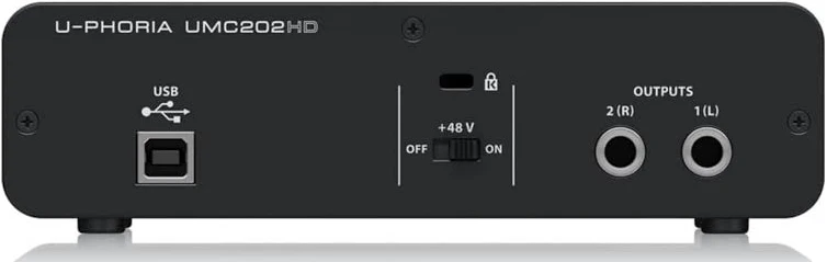 Behringer U-PHORIA UMC202HD USB Audio Interface - Image 3