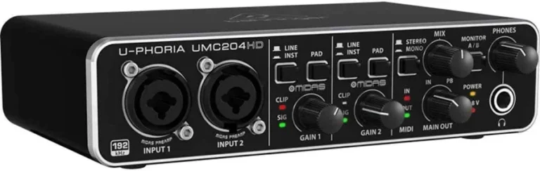Behringer U-PHORIA UMC204HD USB Audio Interface