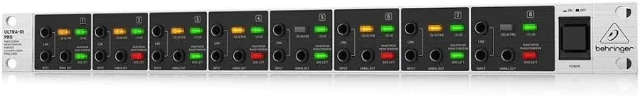 Behringer ULTRA-DI PRO DI800 V2 8-Channel Active DI Box - Image 5