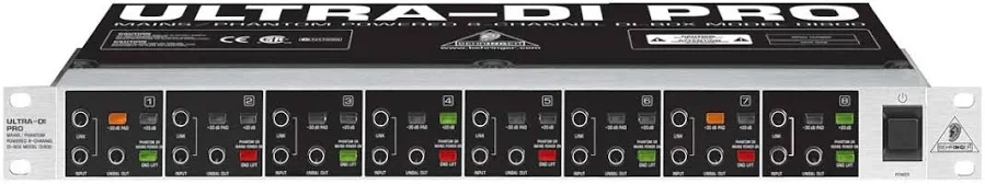 Behringer ULTRA-DI PRO DI800 V2 8-Channel Active DI Box - Image 7