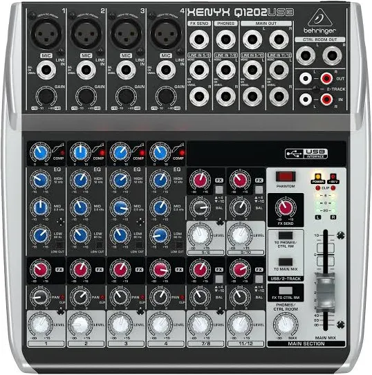 Behringer XENYX Q1202USB USB Mixer