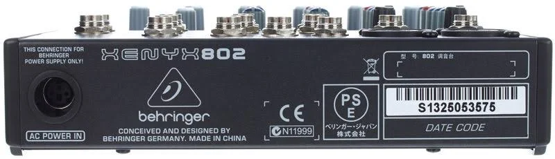 Behringer XENYX Q802USB USB Mixer - Image 5