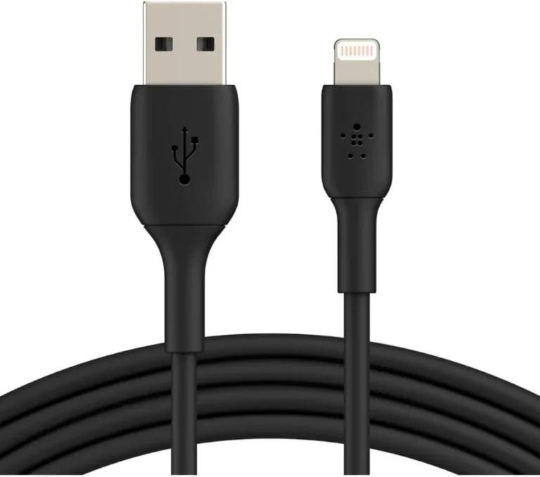 Belkin USB-A To Lightning Cable, 1 Metre — Black