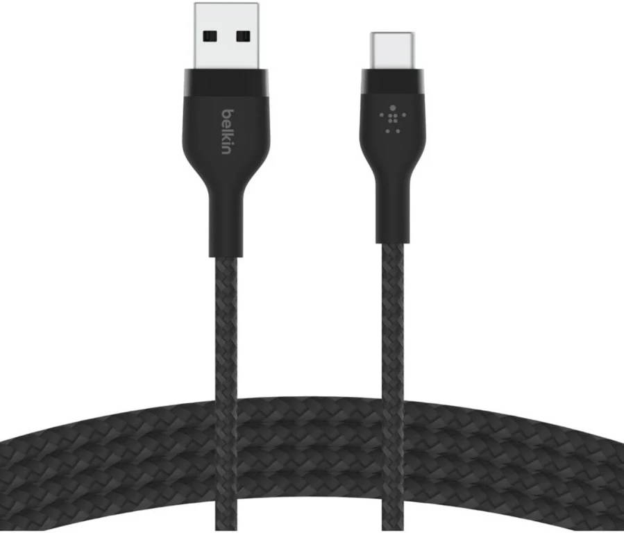 Belkin USB-A To USB-C Cable, 1 Metre — Black - Image 2