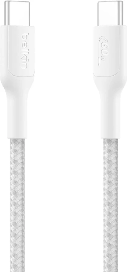 Belkin USB-C To USB-C Cable, 1 Metre — White - Image 2