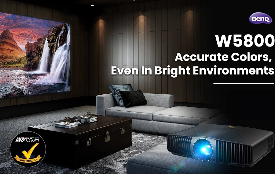 BenQ W5800 4K UHD Laser Home Cinema Projector - Image 10