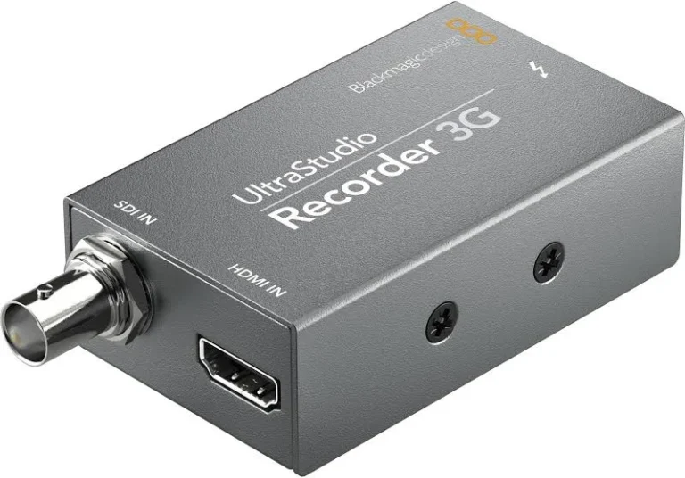 Blackmagic Design UltraStudio Recorder 3G Thunderbolt 3 Capture Interface
