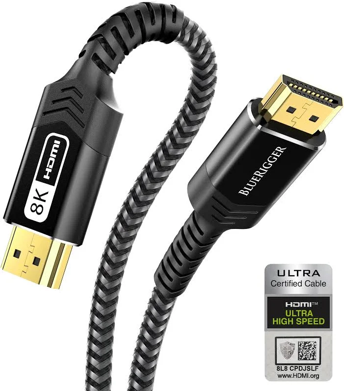 BlueRigger HDMI 8K 15FT Cable