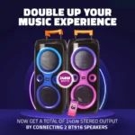 Artis BT916 Bluetooth Party Speaker with Wireless Mic - Image 6