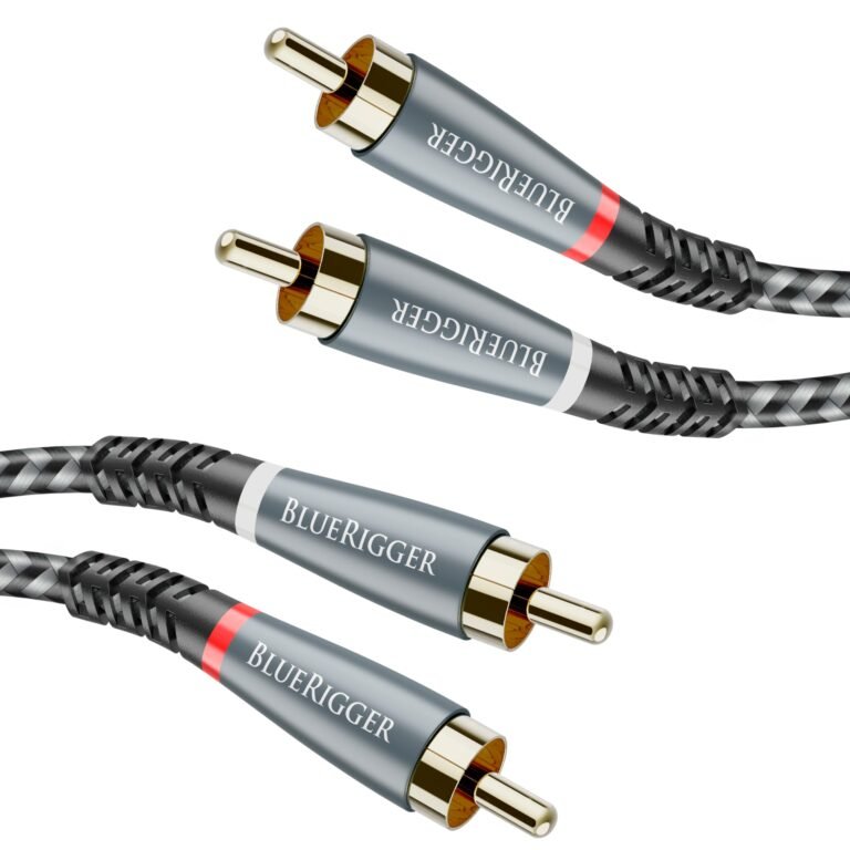 BlueRigger Subwoofer RCA 15FT Audio Cable
