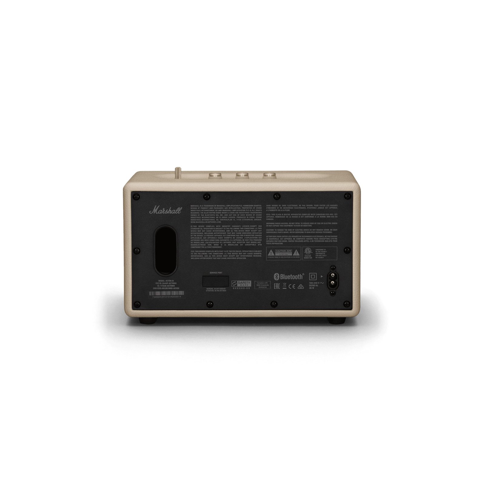 Marshall Acton III Bluetooth speaker in cream - product photo 3