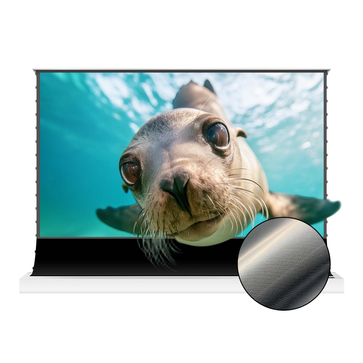 VividStorm S Pro 100" Motorized Floor-Rising ALR Screen — projector screen - product photo 3