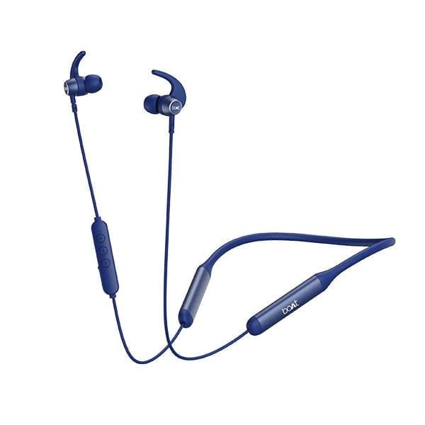 boAt ROCKERZ 330 PRO Bluetooth Neckband Earphones - Navy Blue