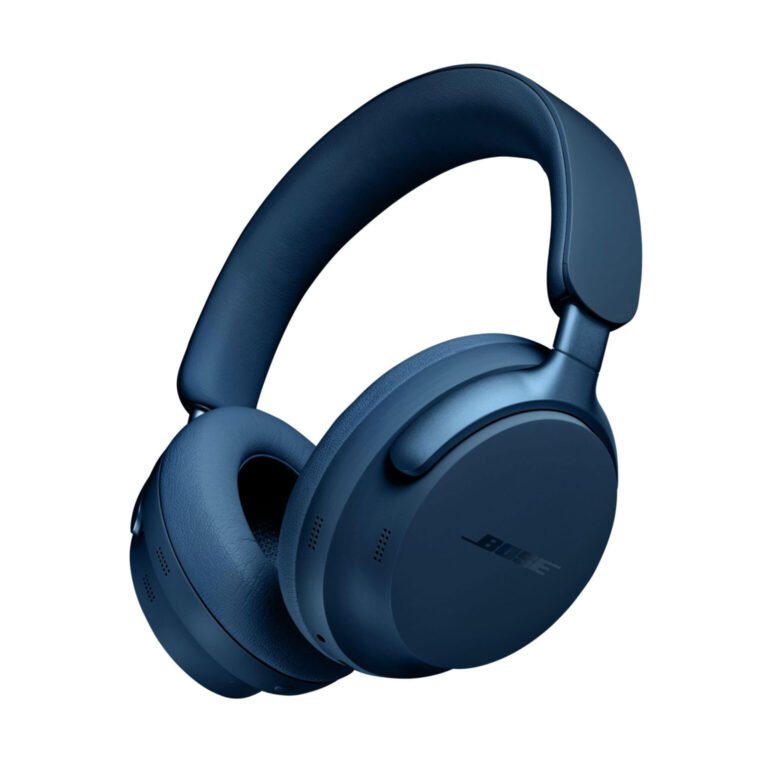 Bose QUIETCOMFORT ULTRA HEADPHONES Wireless Noise Cancelling Headphones - Lunar Blue
