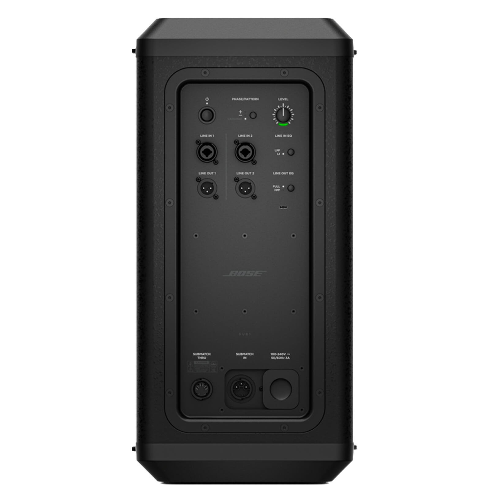 Bose SUB1 Powered Bass Module - rear view