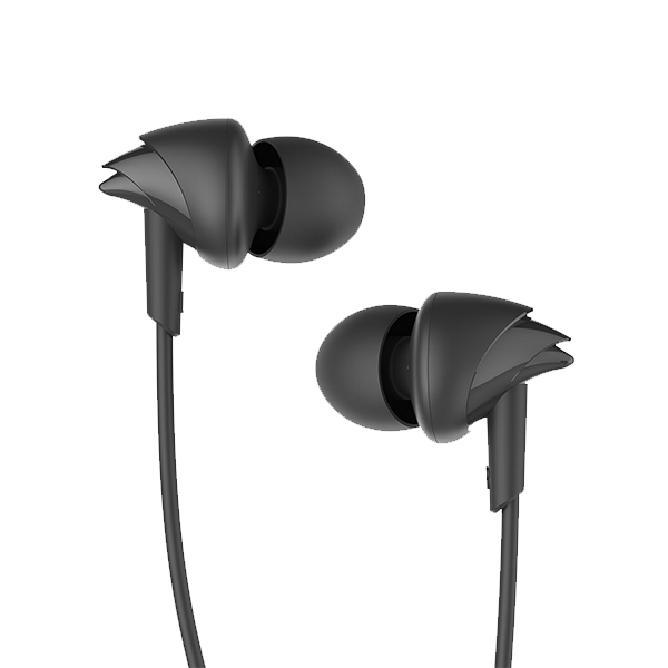 boAt BassHeads 100 Black Wired Earphones with Mic