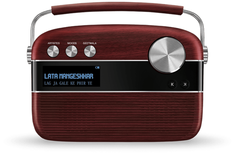 Saregama Carvaan Hindi Music Player – White — retro music player - product photo 2