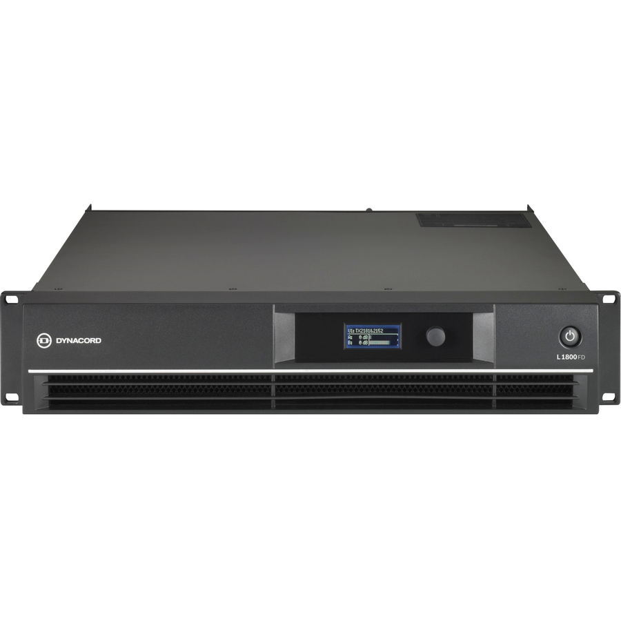 Dynacord L1800FD Amplifier - L1800FD front top view