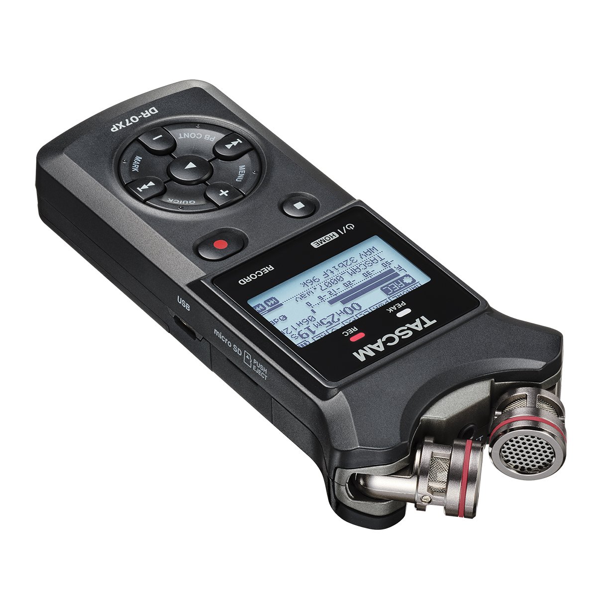 Tascam DR-07XP Portable Audio Recorder — handheld audio recorder - product photo 4