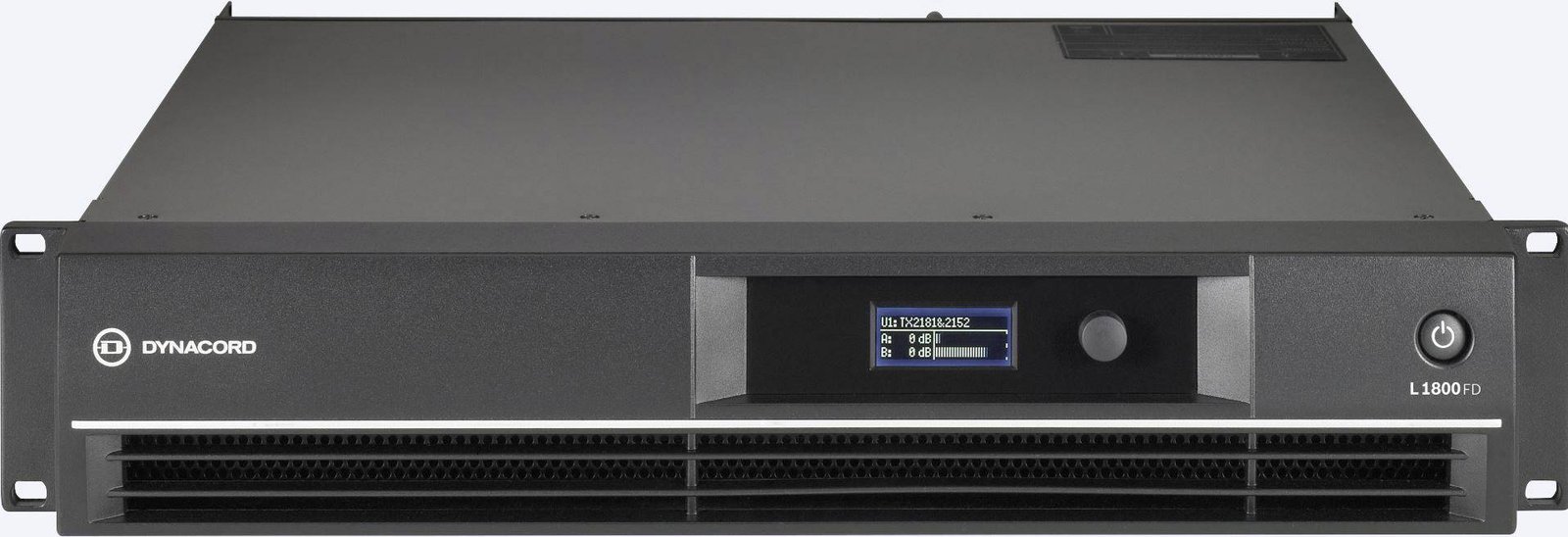 Dynacord L1800FD Amplifier - L1800FD front straight view