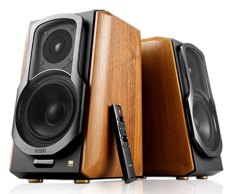 Edifier S1000MKII Active Bookshelf Speakers - Brown