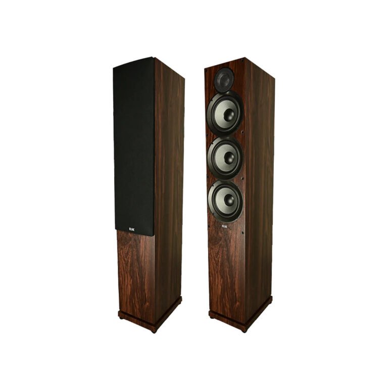 ELAC Debut 2.0 F6.2 Floorstanding Speaker – Walnut