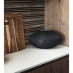 Bowers and Wilkins Formation Wedge – Top down view of Gloss Black cabinet