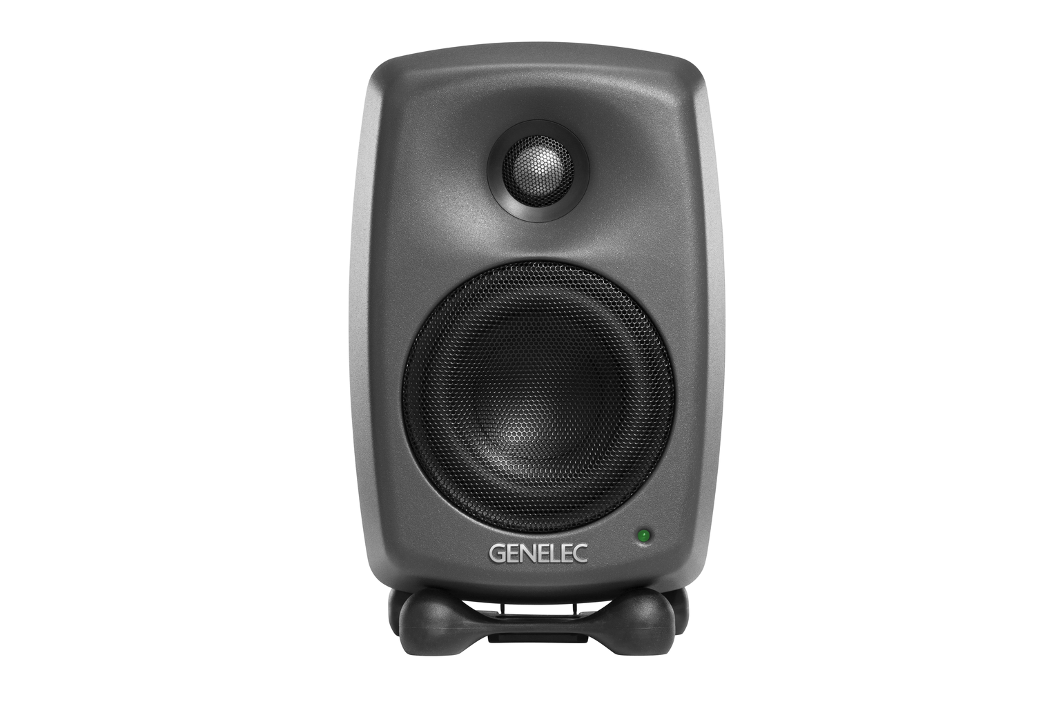 Genelec 8320A SAM Studio Monitor - front view, dark grey