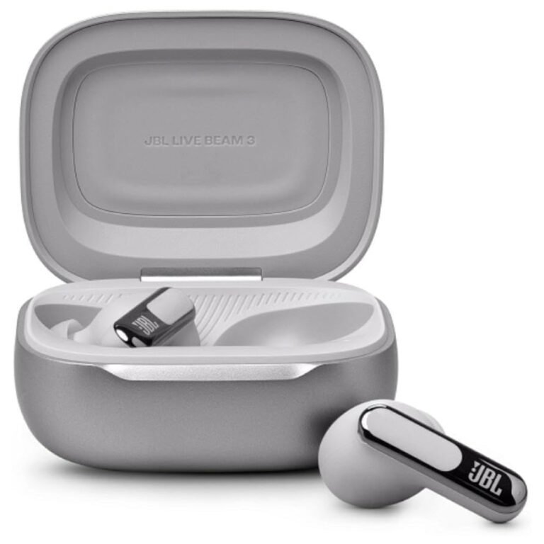 JBL Live Beam 3 True Wireless Earbuds – Silver