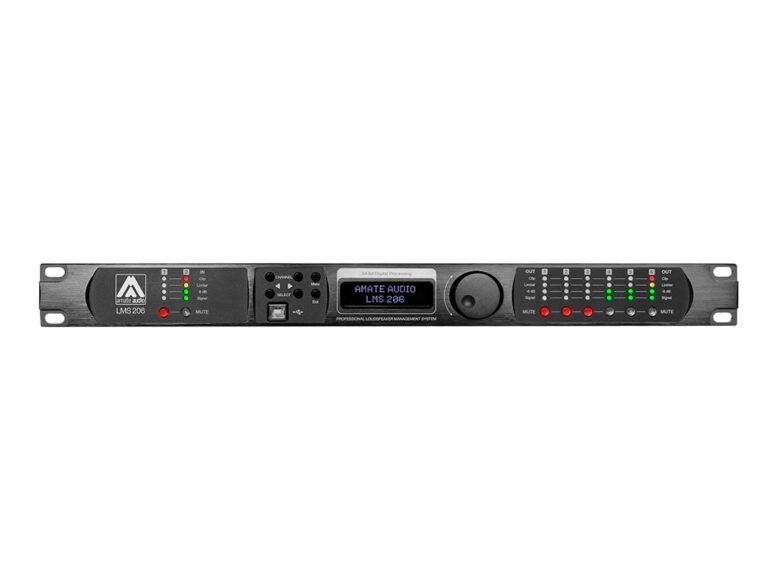 Amate Audio LMS206 2-In 6-Out Loudspeaker Processor