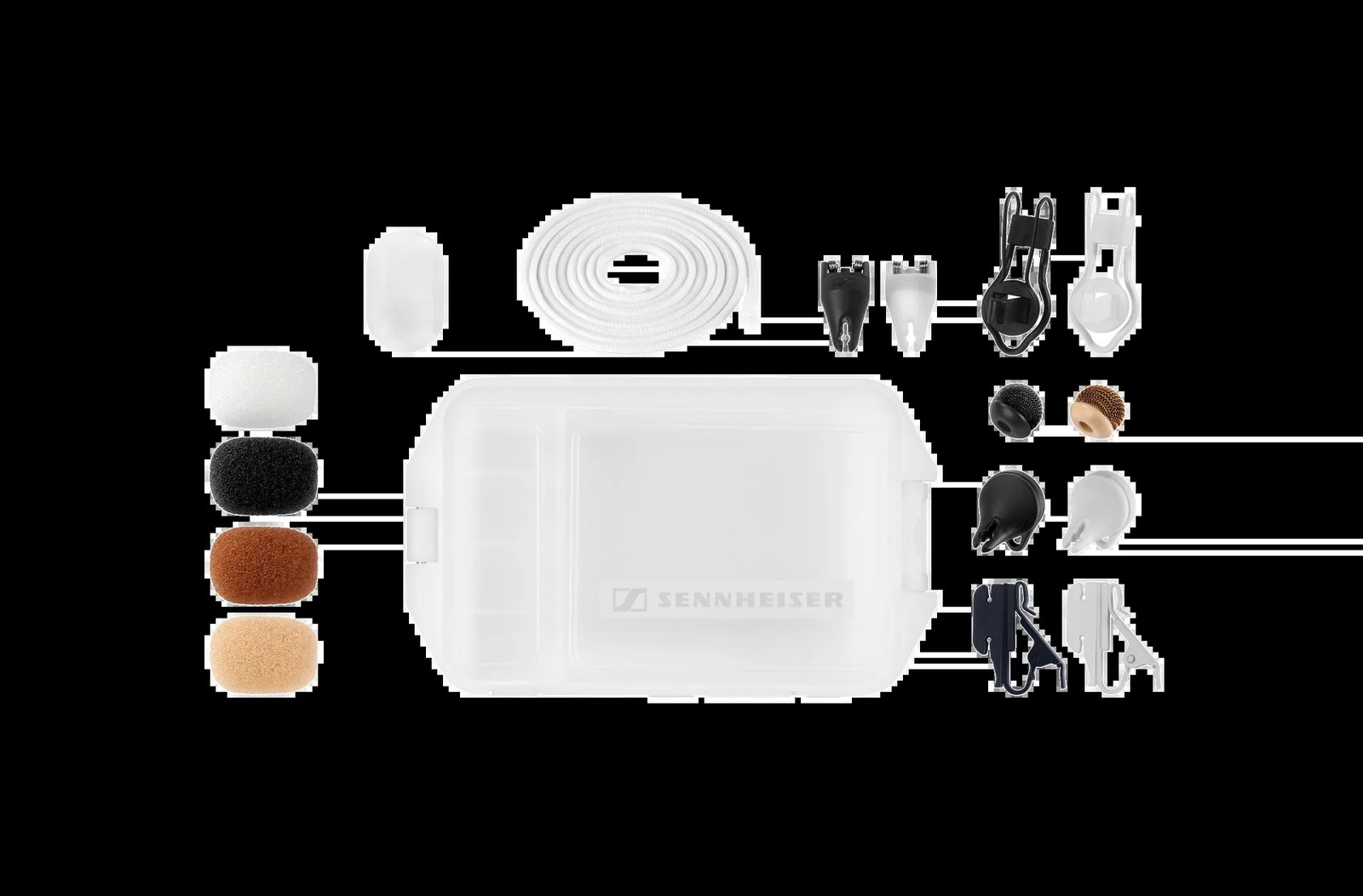 Sennheiser MKE 1-4 lavalier microphone black - image 3