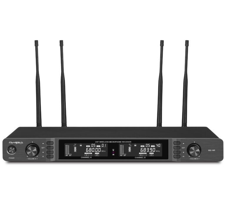 Dynatech MS-14RHH Dual Handheld Wireless Microphone System