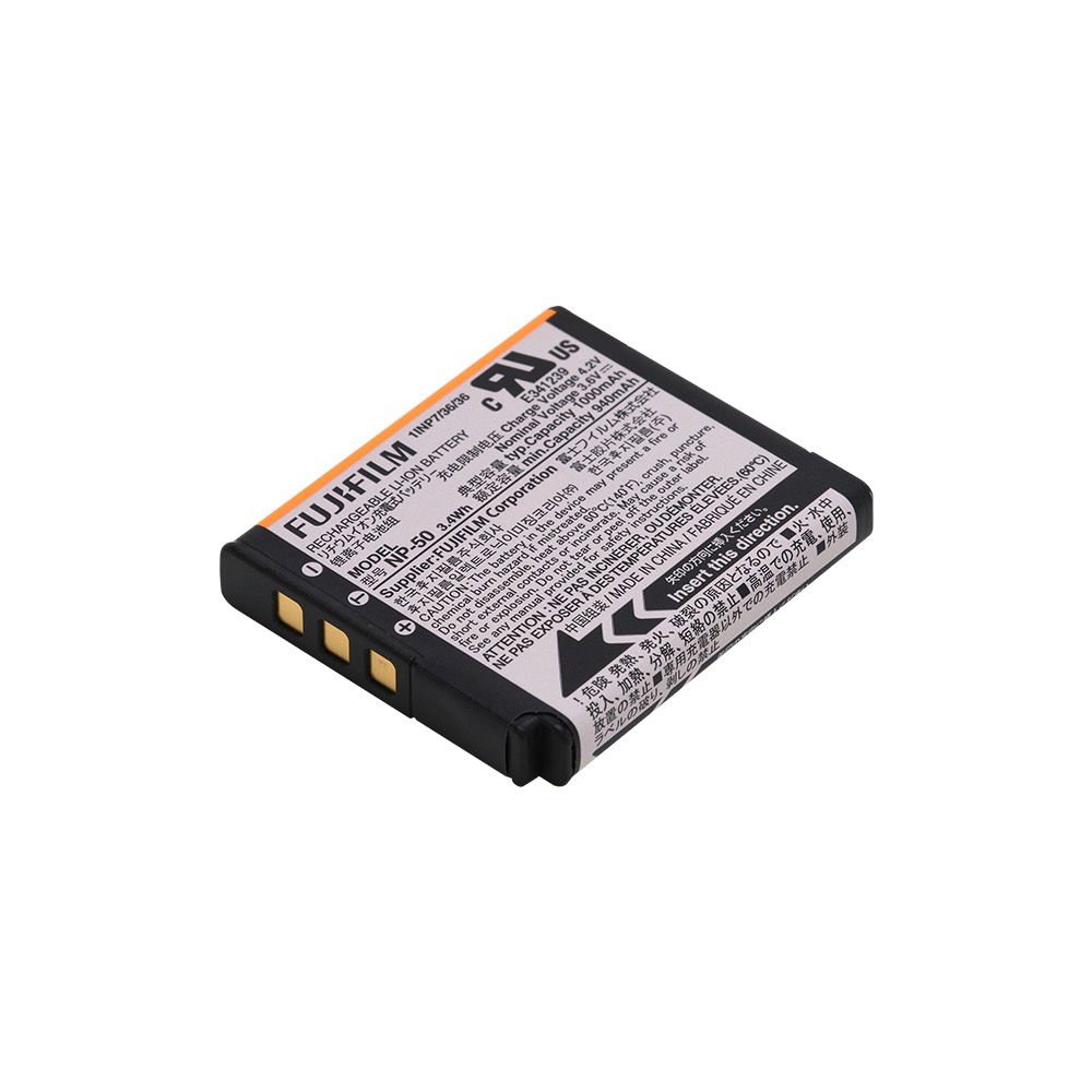Fujifilm NP-50 Rechargeable Li-ion Battery - NP-50 battery, label visible