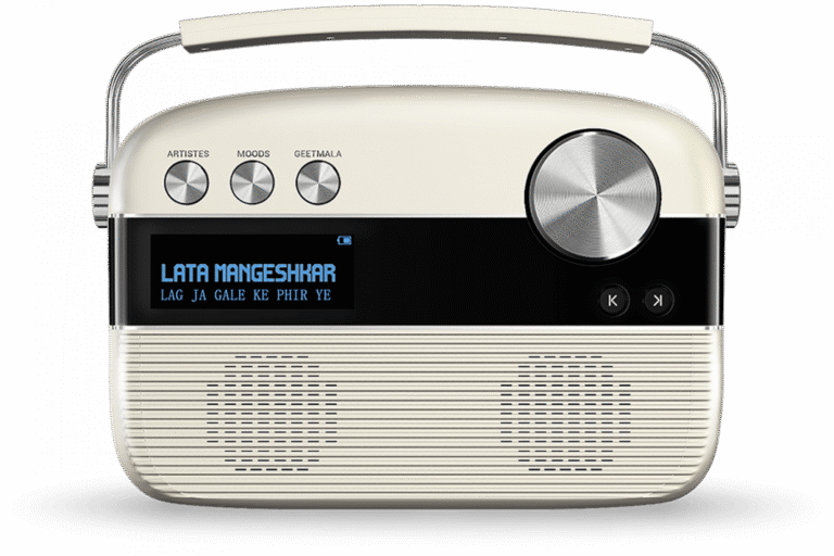 Saregama Carvaan Hindi Music Player – White