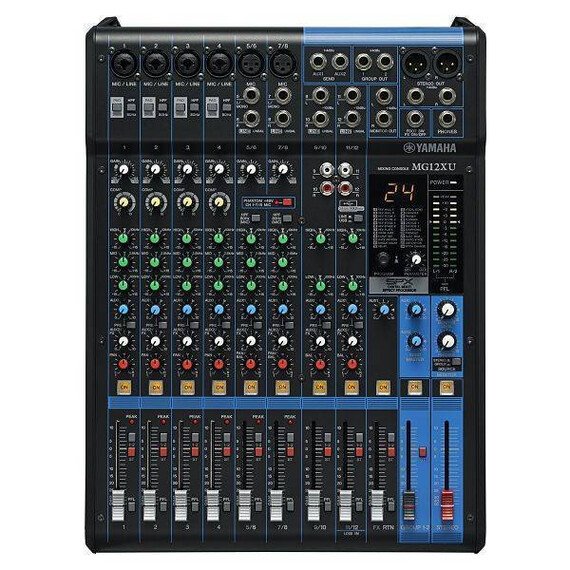 Yamaha MG12XU 12-Input Stereo Mixer with USB and SPX Effects
