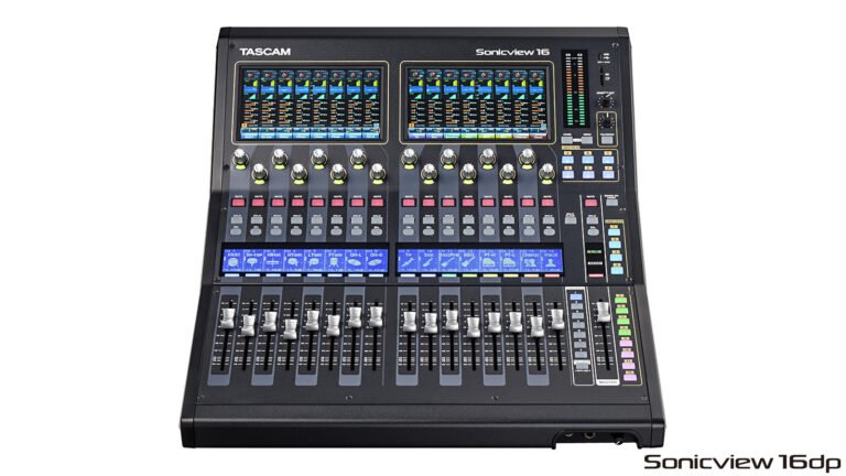 Tascam Sonicview 16DP Professional 16-channel Digital Mixing Console With Dual Power Redundancy And Dante