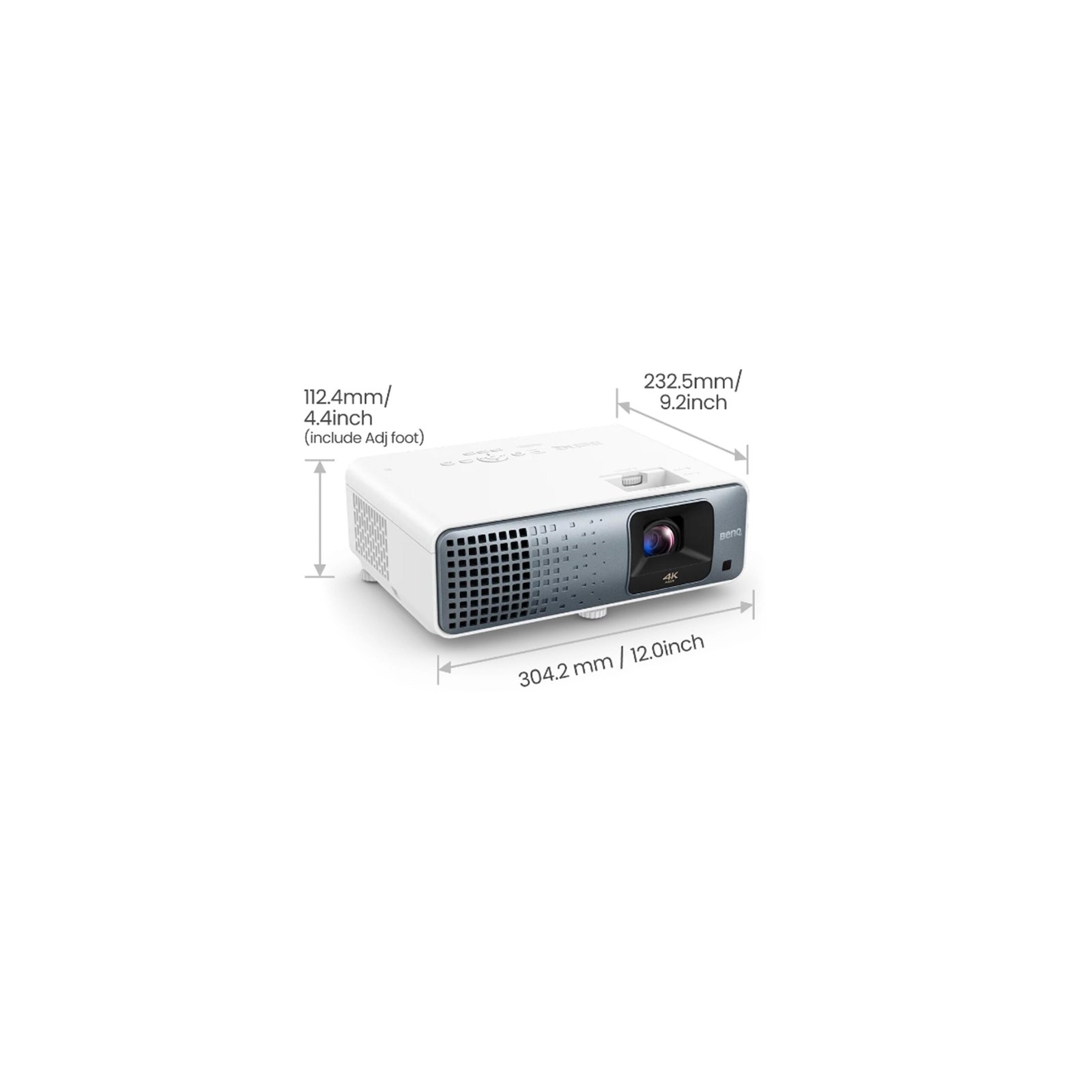 BenQ TK710 true 4K UHD HDR home cinema laser projector - product photo 4